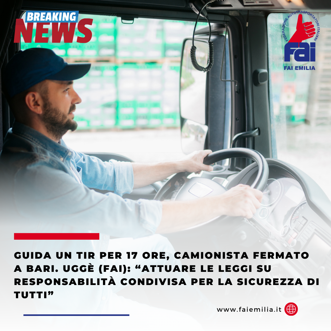 Uggè (FAI): “attuare le leggi su responsabilità condivisa per la sicurezza di tutti”